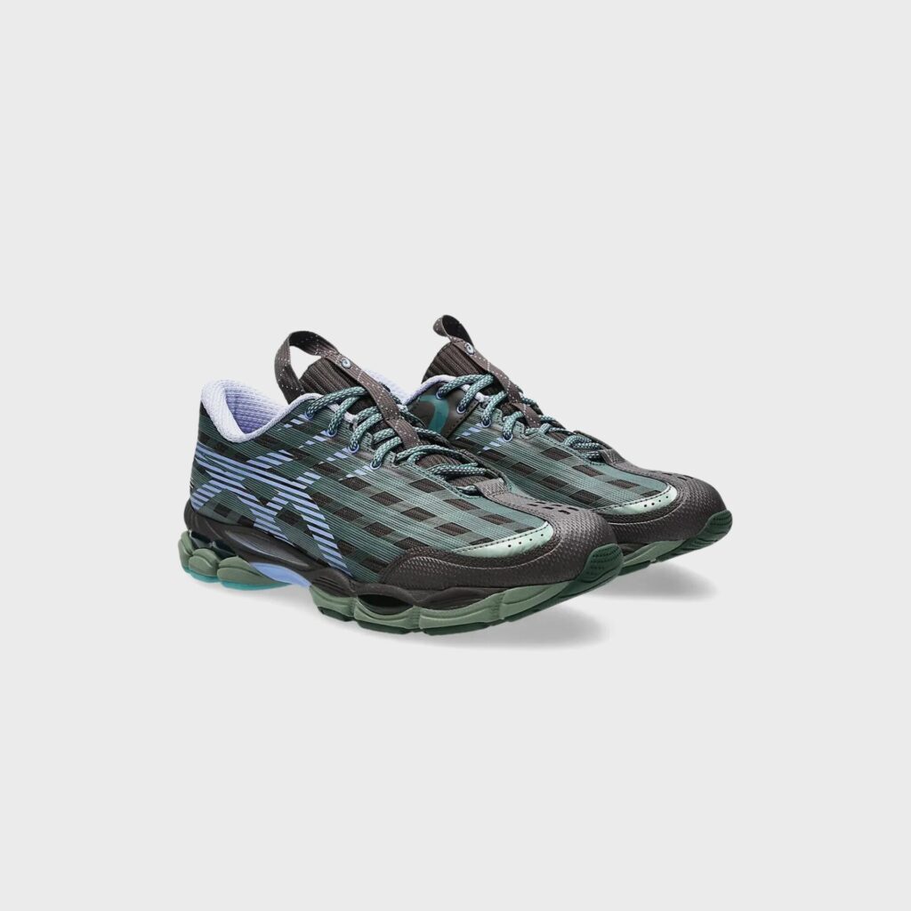 Кроссовки ASICS x Kiko Kostadinov US8-S GEL-SJ33 - Roasted Coffee / Periwinkle Blue