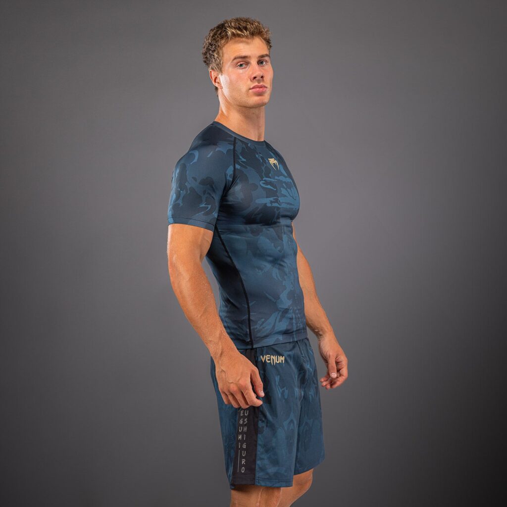 Рашгард Jujutsu Kaisen x Venum Fushiguro Short Sleeve - Ocean Blue