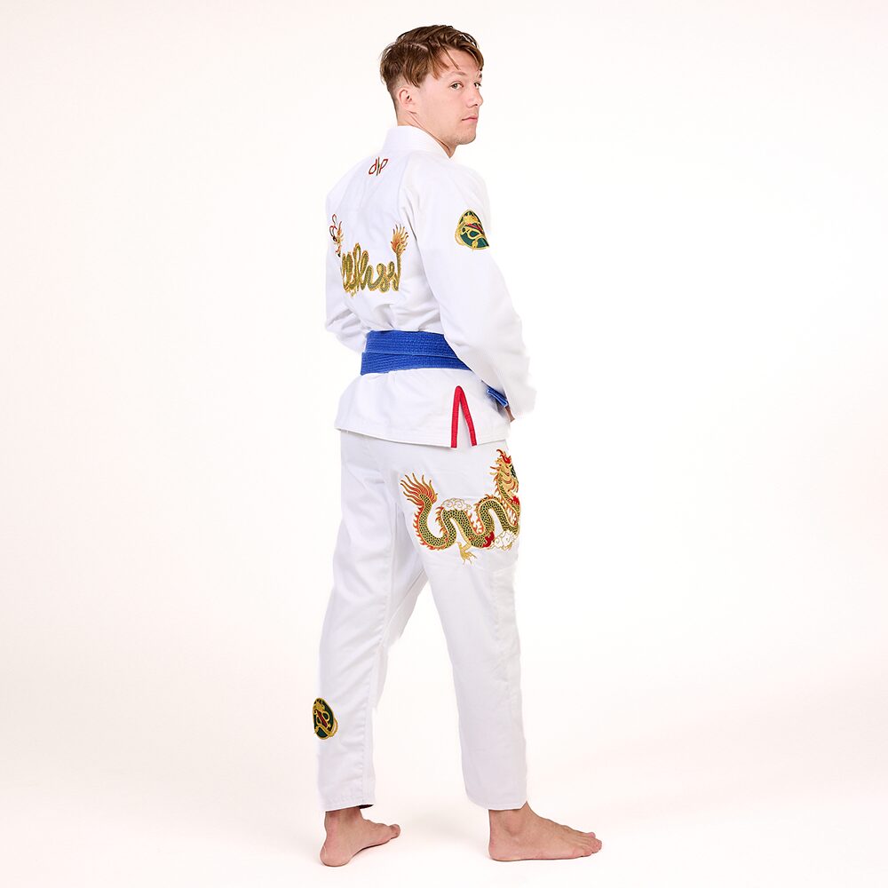Rollbiss Кимоно White Year Of The Dragon BJJ
