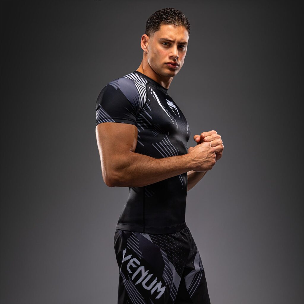Рашгард Venum No-Gi 6.0 Short Sleeve - Black/White