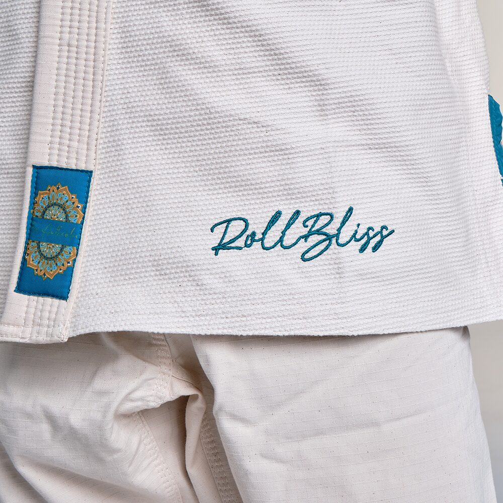 Rollbiss Кимоно Paisley Off-White BJJ