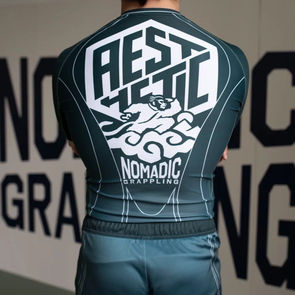 Рашгард Aesthetic 'Petrol Blue' ADCC 2026 Jozef Chen