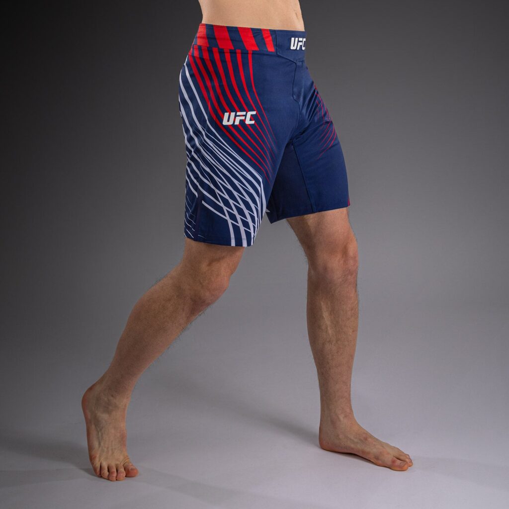 Шорты Men's Official UFC Freedom 250 by Venum Blue Personalized Authentic Fight Night Long Fit Fight