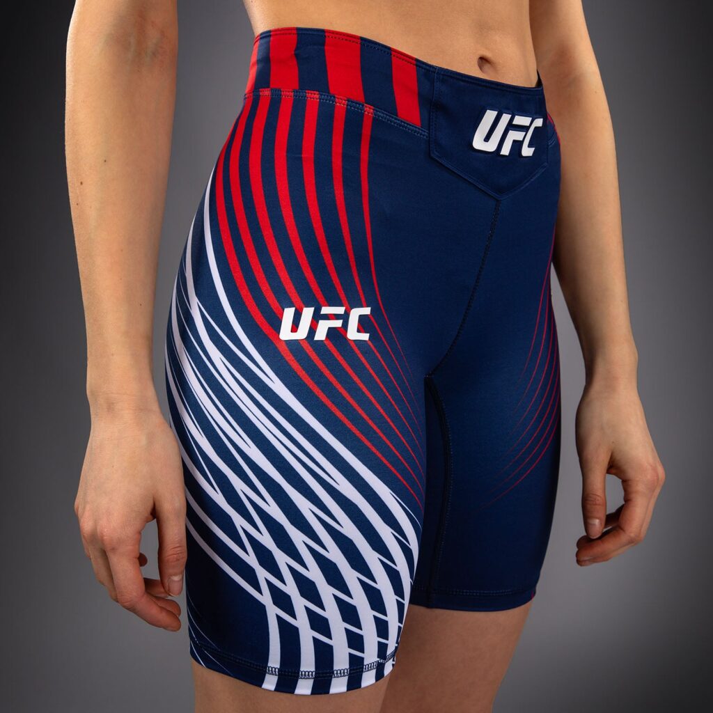 Шорты Women's Official UFC Freedom 250 by Venum Blue Authentic Long Fit Vale Tudo