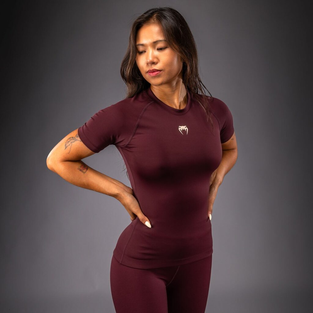 Рашгард Venum Talisman Short Sleeve - Plum