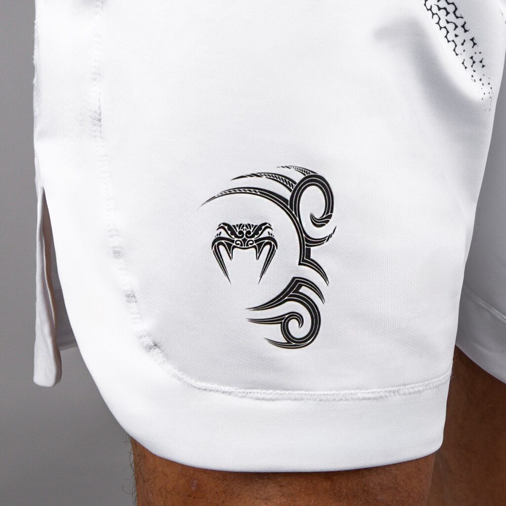 Шорты Venum x Mike Tyson Tiger Boxing - Optical White/Deep Black