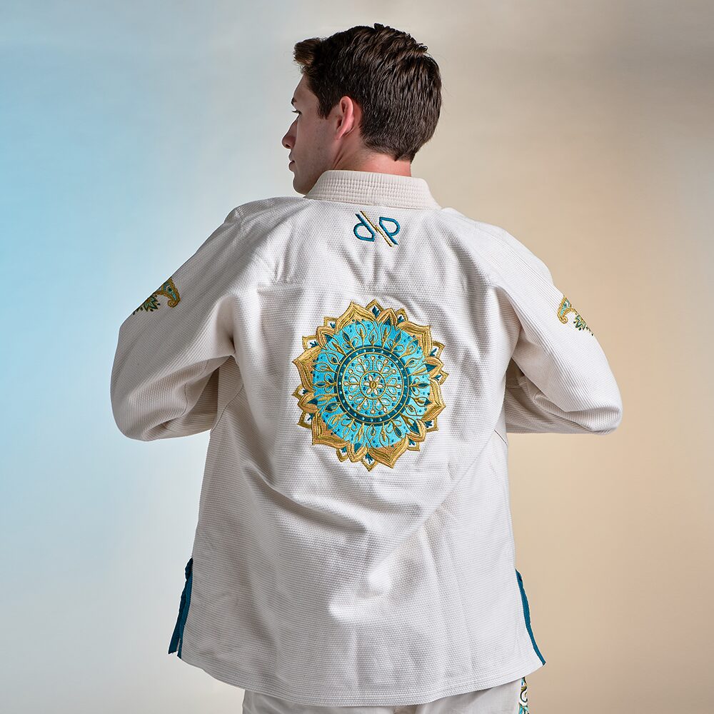 Rollbiss Кимоно Paisley Off-White BJJ