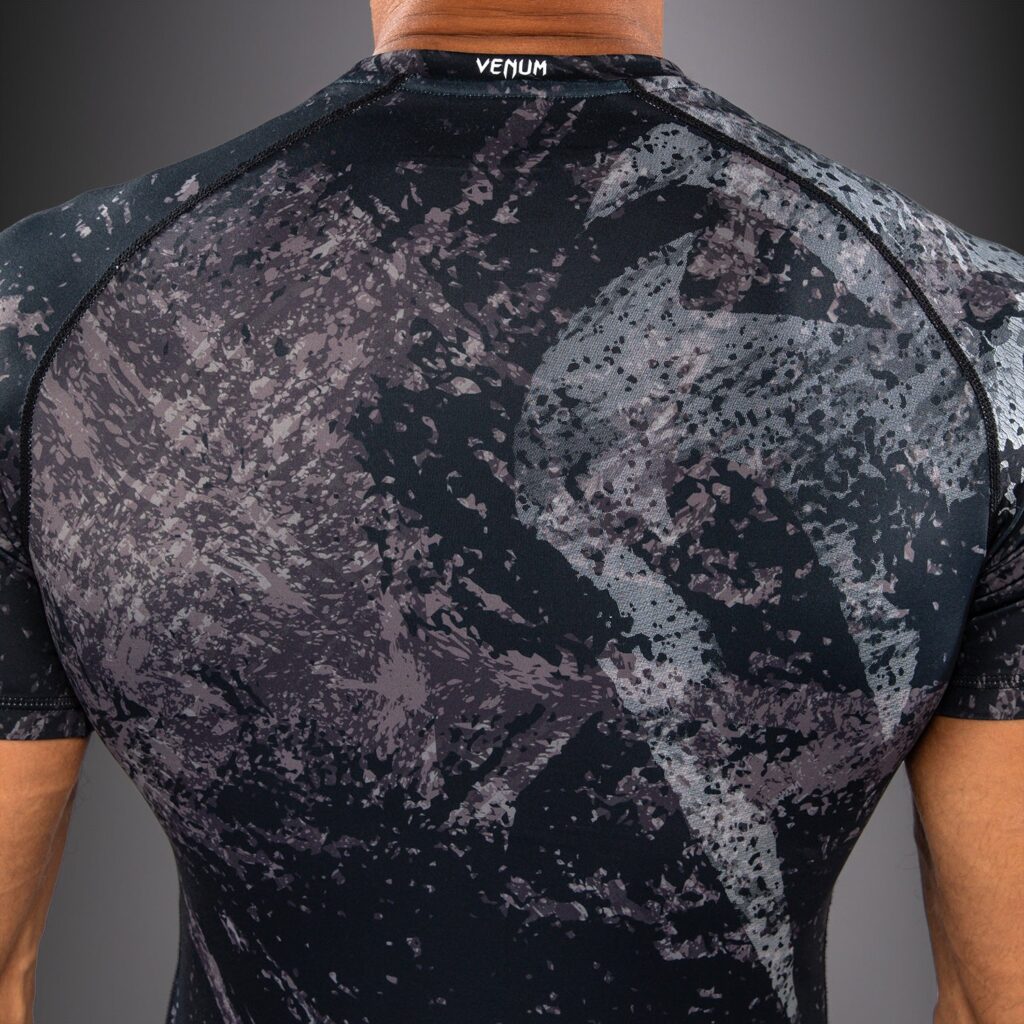 Рашгард Venum Rage & Workout Short Sleeve - Black/Grey