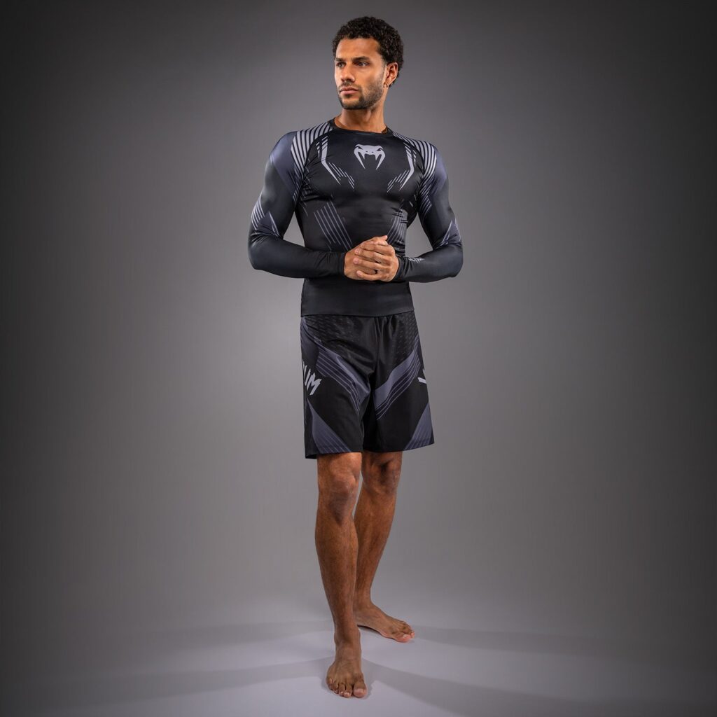 Рашгард Venum No-Gi 6.0 Long Sleeve - Black/Grey