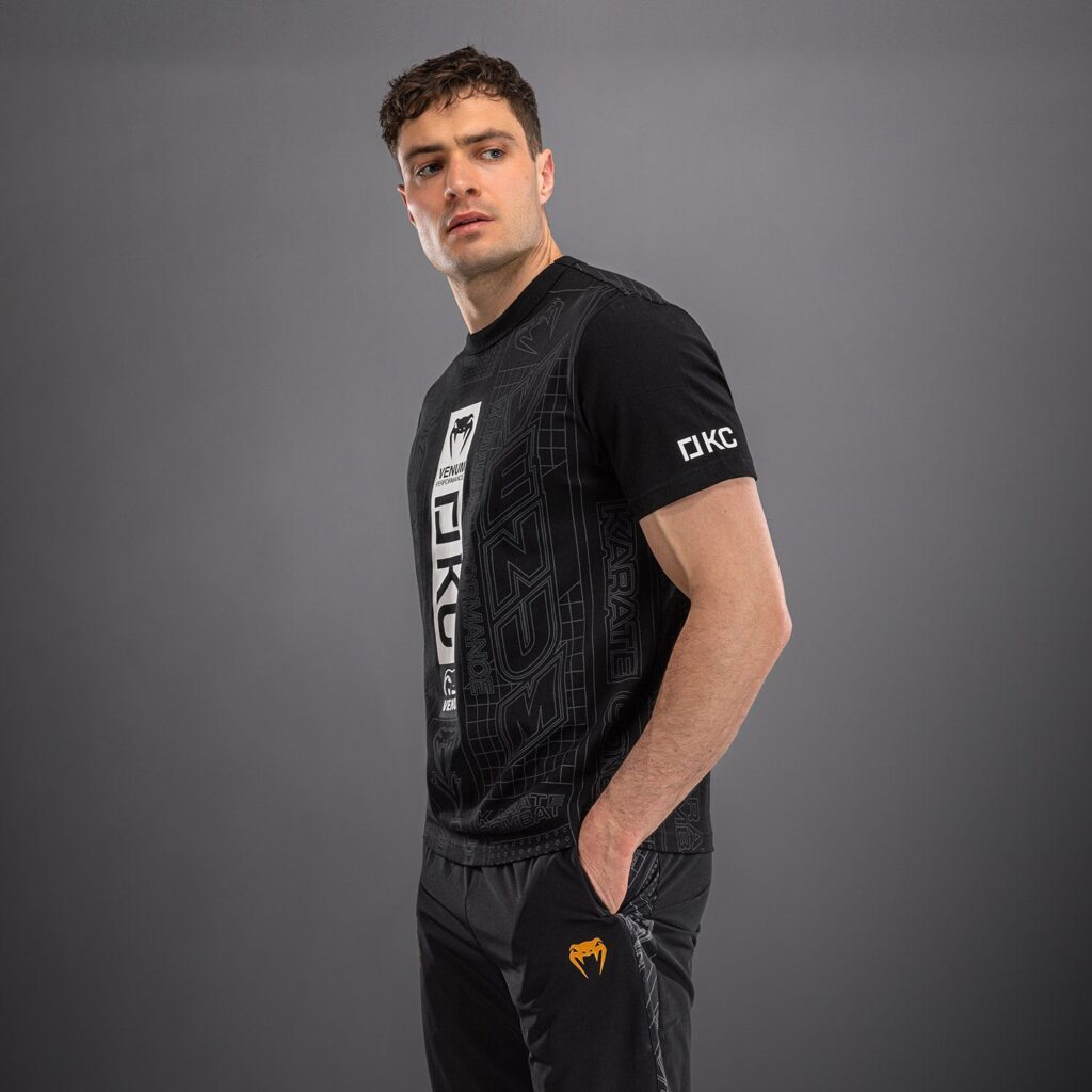 Футболка Karate Combat by Venum - Black/Grey