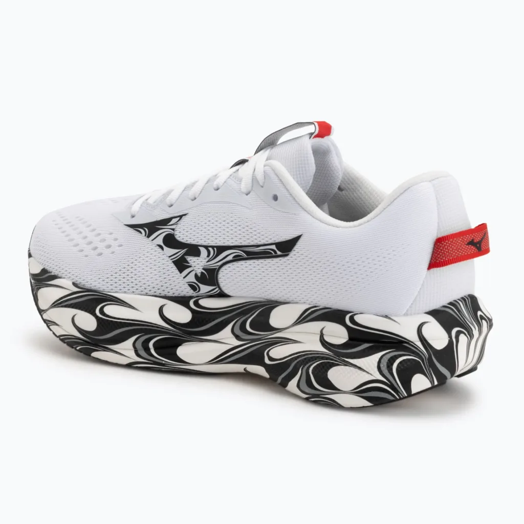 Кроссовки для бега Mizuno Wave Rider 30 Disclosure white/black/high risk red