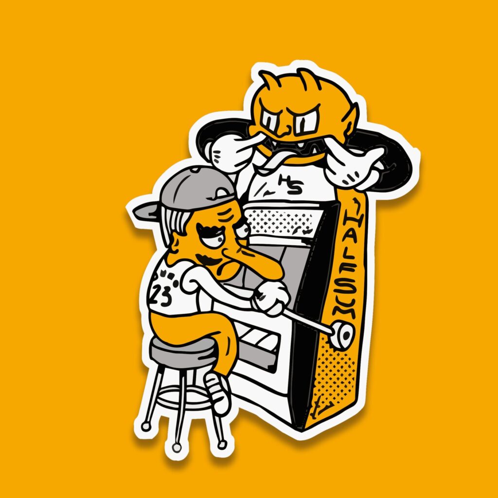 Murder Yoga Sticker Set