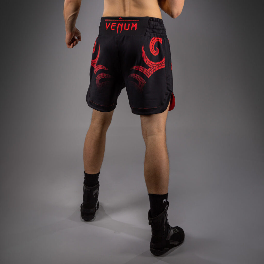 Шорты Venum x Mike Tyson Tiger Boxing - Deep Black/Intense Red