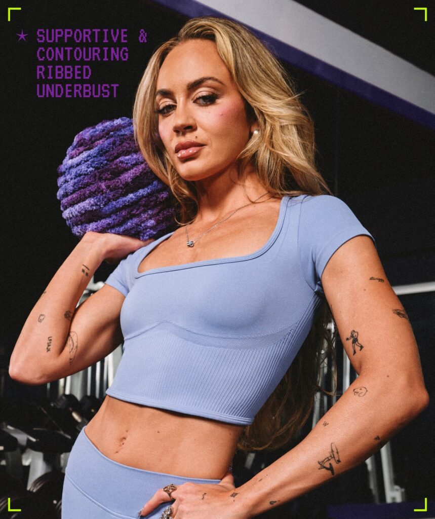 Шорты Gymshark Gymshark x Bratz Crop Top - Steady Purple