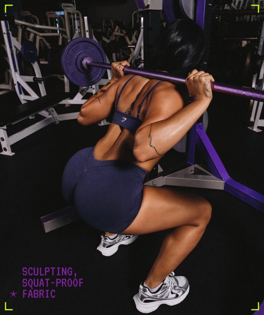 Леггинсы Gymshark Gymshark x Bratz Shorts - Indigo Purple/Wash
