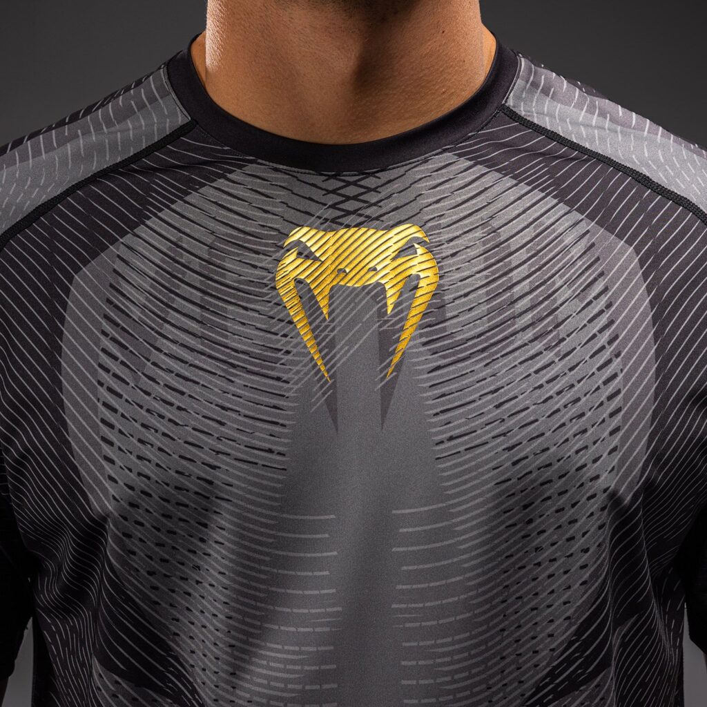 Футболка Venum Galactic 3.0 Dry Tech - Black/Gold