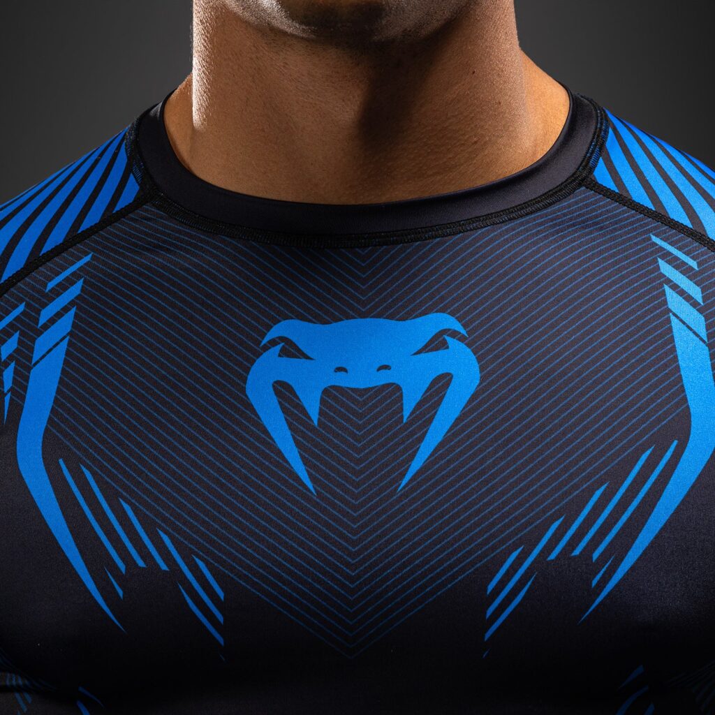 Рашгард Venum No-Gi 6.0 Long Sleeve - Black/Blue