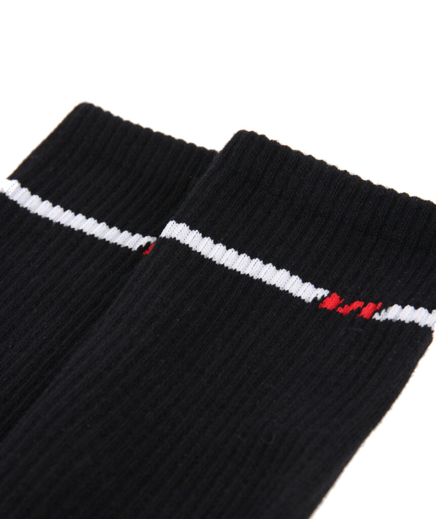 Tatami Crew Socks (2 Pack) - Black