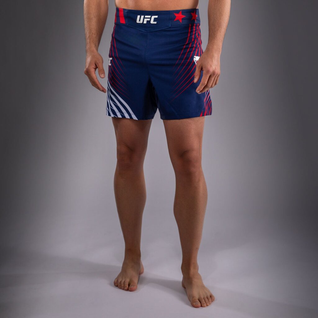 Шорты Men's Official UFC Freedom 250 by Venum Blue Personalized Authentic Fight Night Fit Fight Short