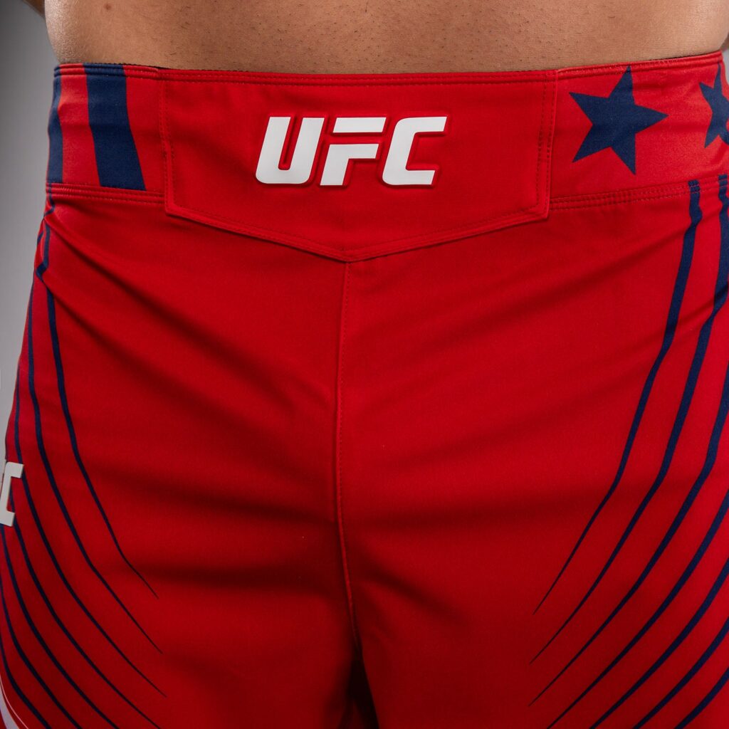 Шорты Men's Official UFC Freedom 250 by Venum Red Personalized Authentic Fight Night Fit Fight Short