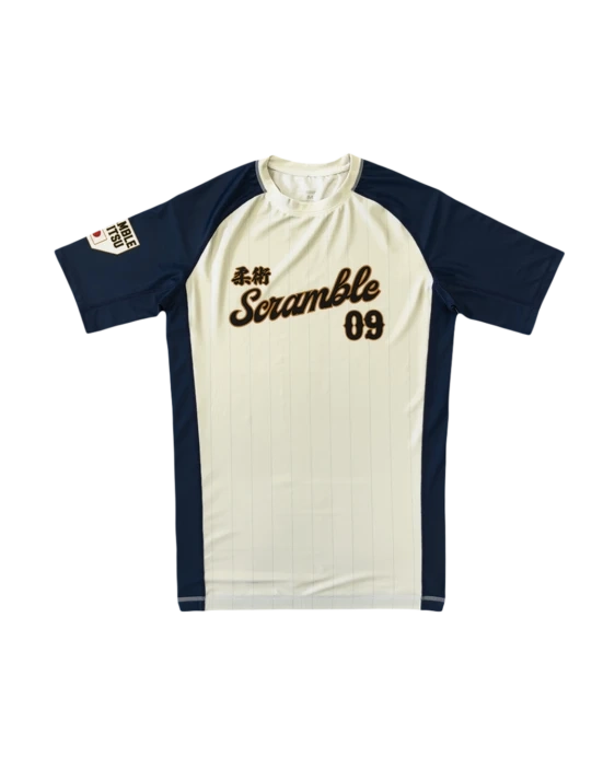 Рашгард SCRAMBLE Yakyu Navy / Ivory