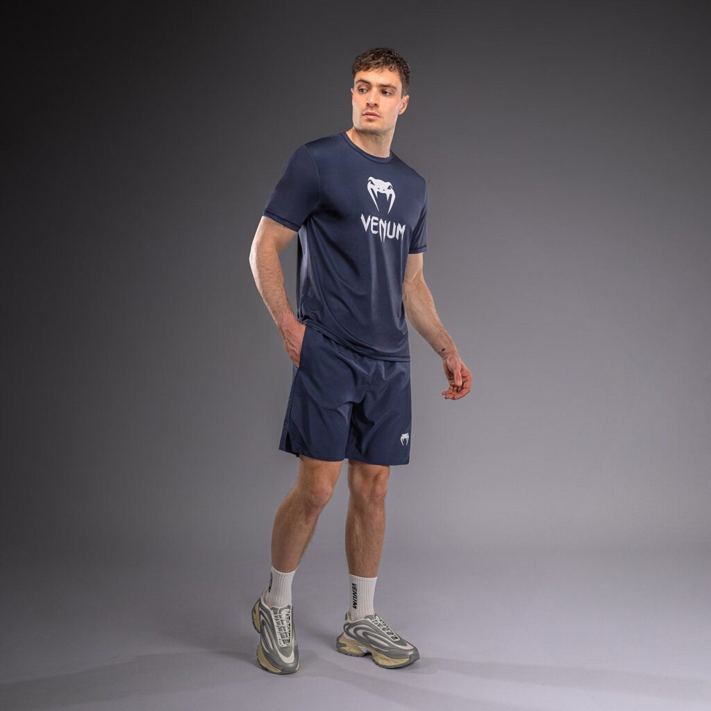 Футболка Venum Classic Dry Tech - Navy Blue/White