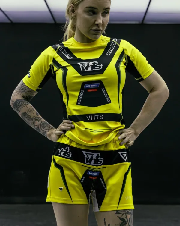Рашгард "Racer" Short Sleeves Yellow