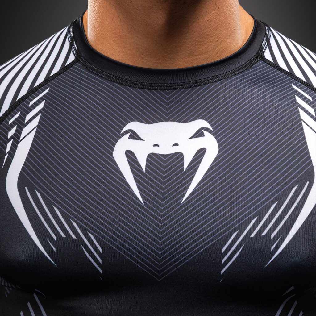 Рашгард Venum No-Gi 6.0 Short Sleeve - Black/White