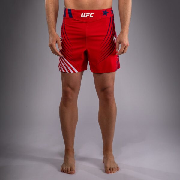 Шорты Men's Official UFC Freedom 250 by Venum Red Authentic Fight Night Fit Fight Short