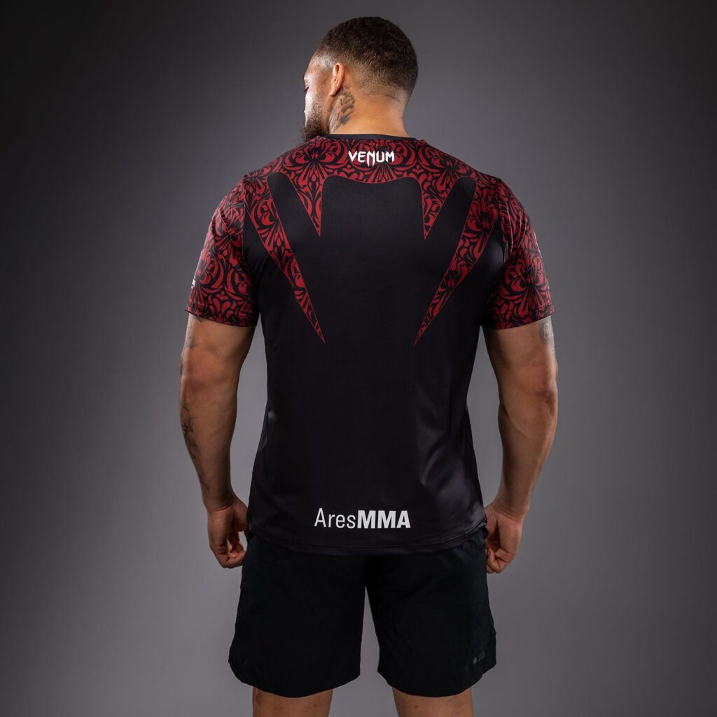 Футболка Venum Bulgarian Top Team (BTT) Dry-Tech - Black/Red
