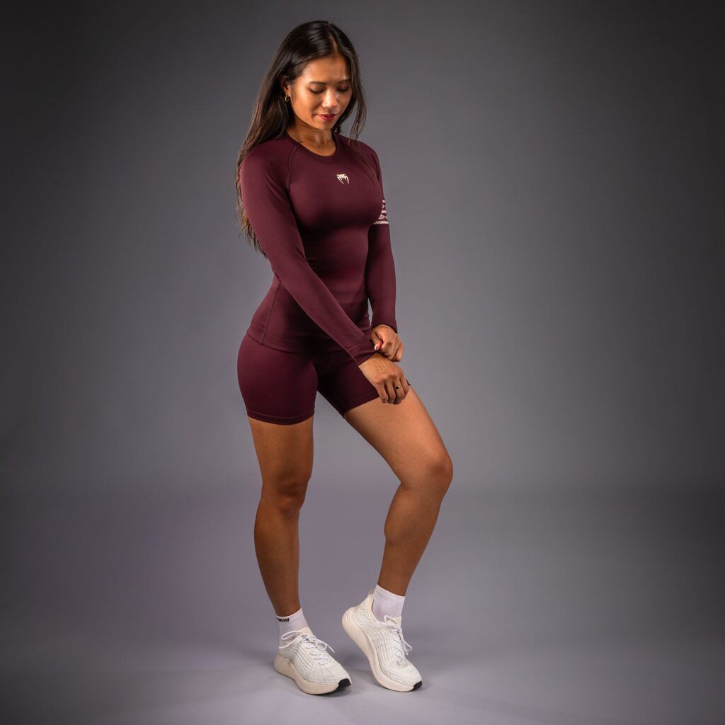 Рашгард Venum Talisman Long Sleeve - Plum