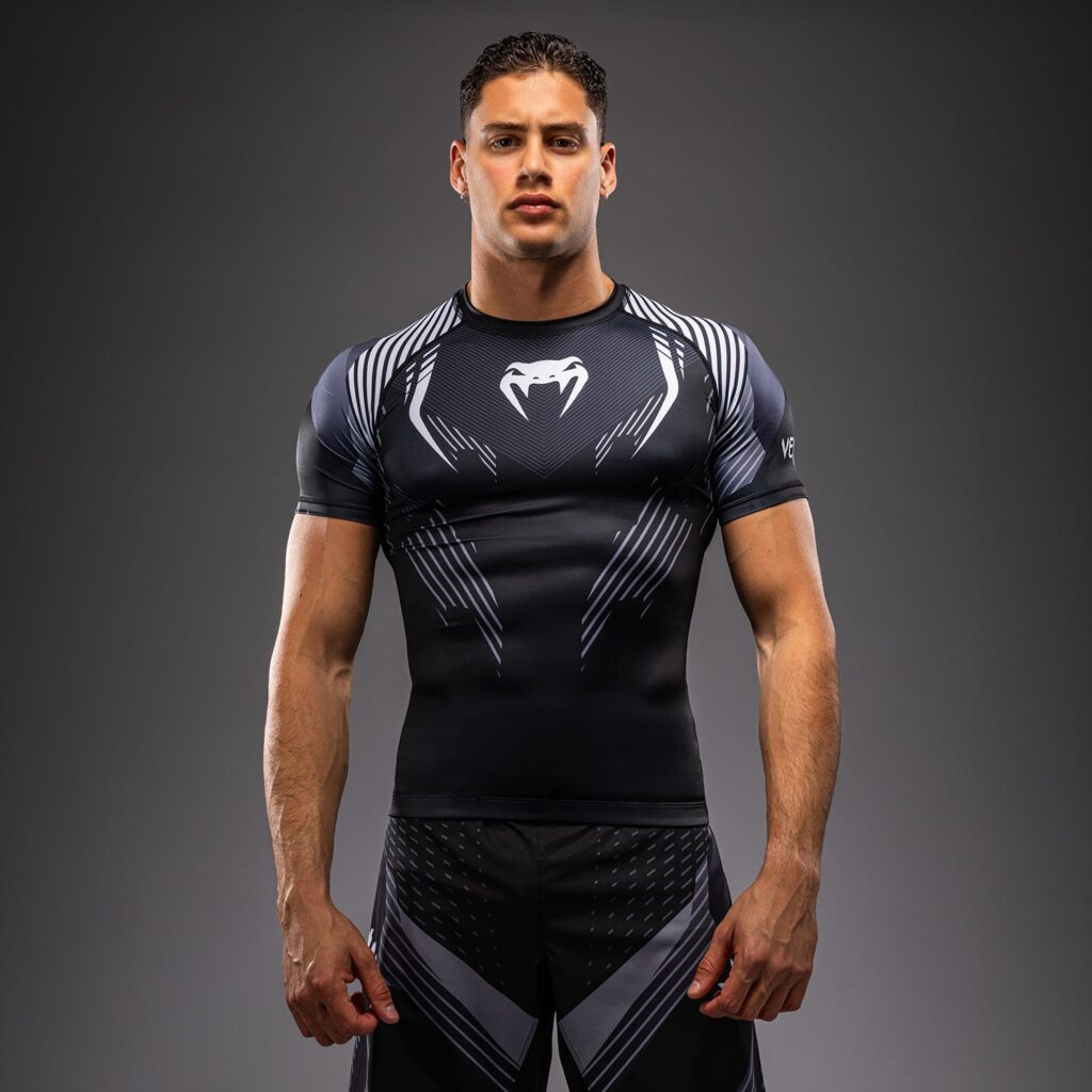 Рашгард Venum No-Gi 6.0 Short Sleeve - Black/White