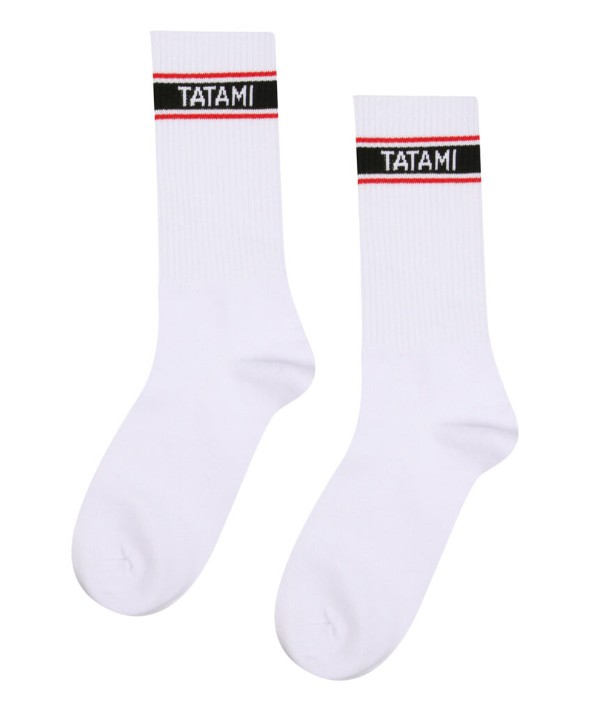 Tatami Crew Socks (2 Pack) - White