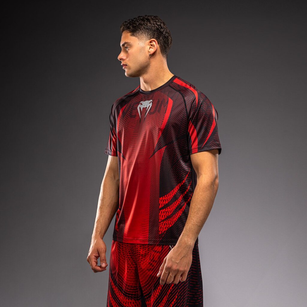 Футболка Venum Galactic 3.0 Dry Tech - Red/Silver