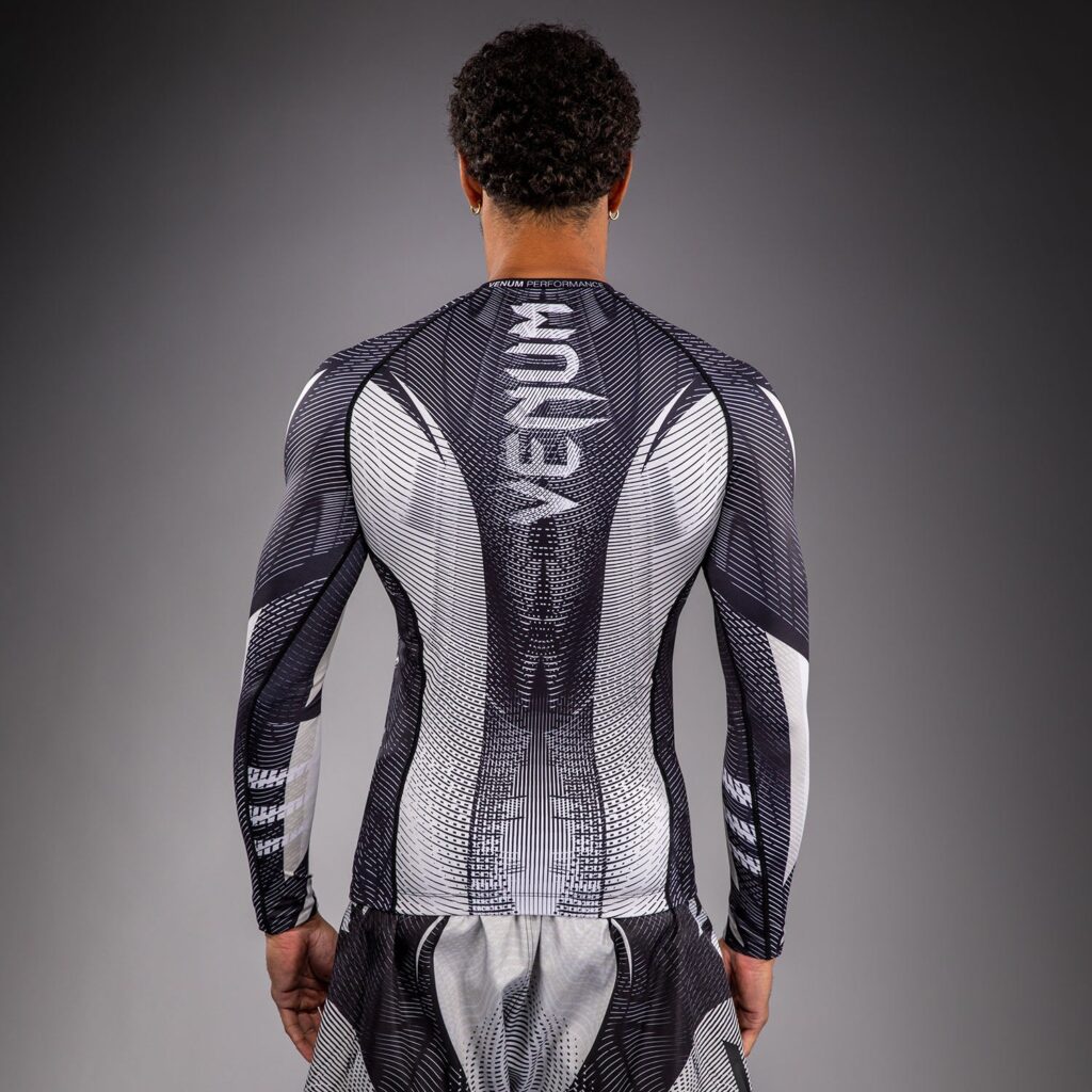 Рашгард Venum Galactic 3.0 Long Sleeve - Off-White/Black