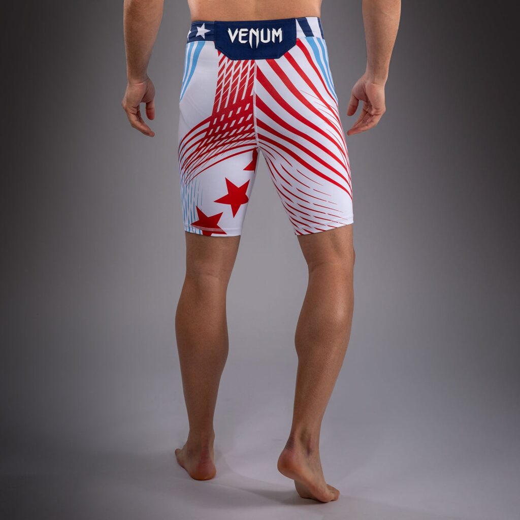 Шорты Men's Official UFC Freedom 250 by Venum White Authentic Fight Night Vale Tudo