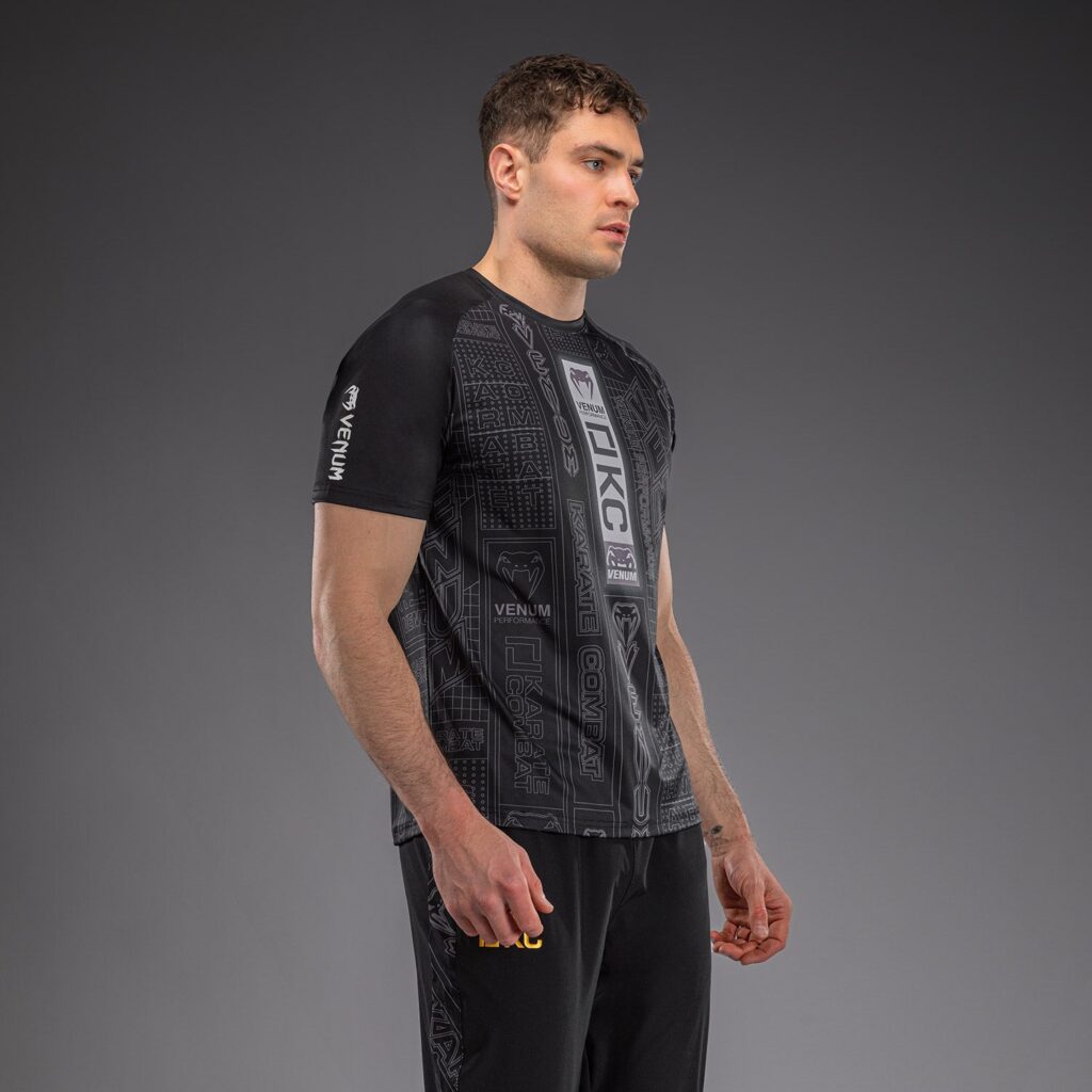 Футболка Karate Combat by Venum Dry-Tech - Black/Grey
