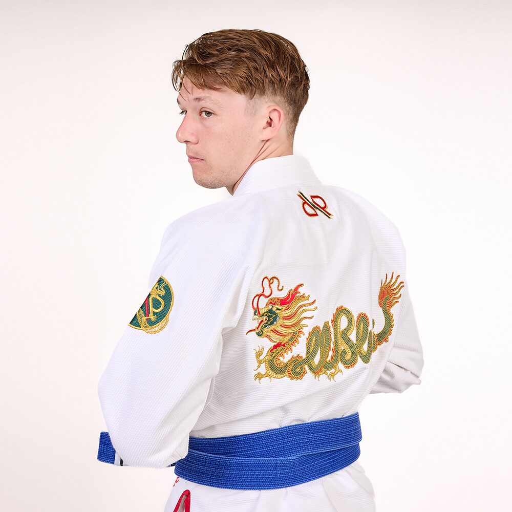 Rollbiss Кимоно White Year Of The Dragon BJJ