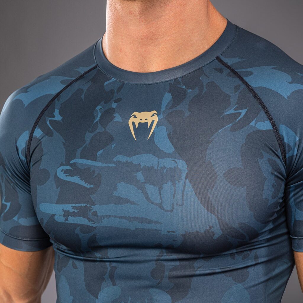 Рашгард Jujutsu Kaisen x Venum Fushiguro Short Sleeve - Ocean Blue