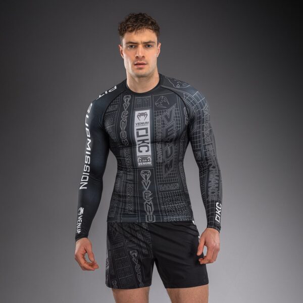 Рашгард Karate Combat by Venum Long Sleeve - Black/Grey