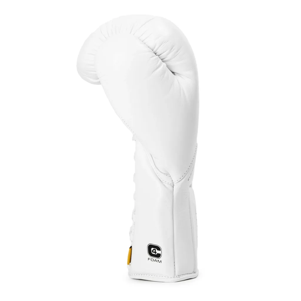 Боксёрские перчатки Everlast Elite Pro Leather Lace Up - White