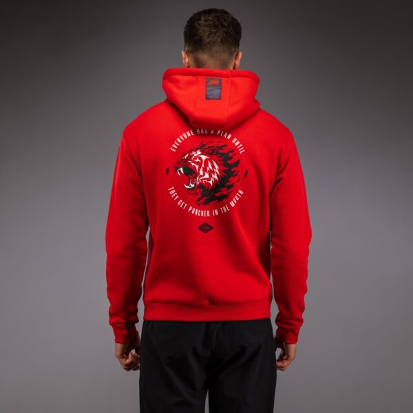 Худи Venum x Mike Tyson Tiger - Intense Red/Deep Black