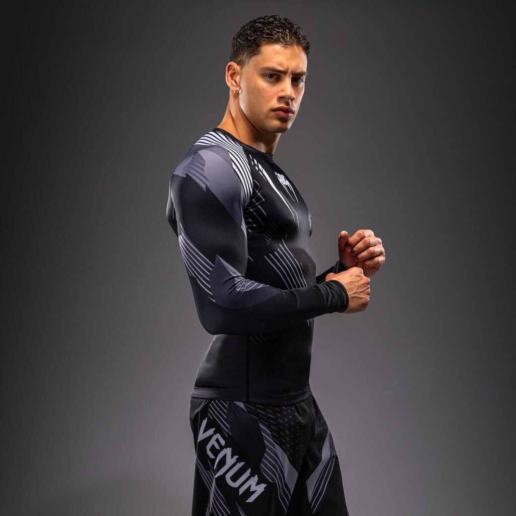 Рашгард Venum No-Gi 6.0 Long Sleeve - Black/White