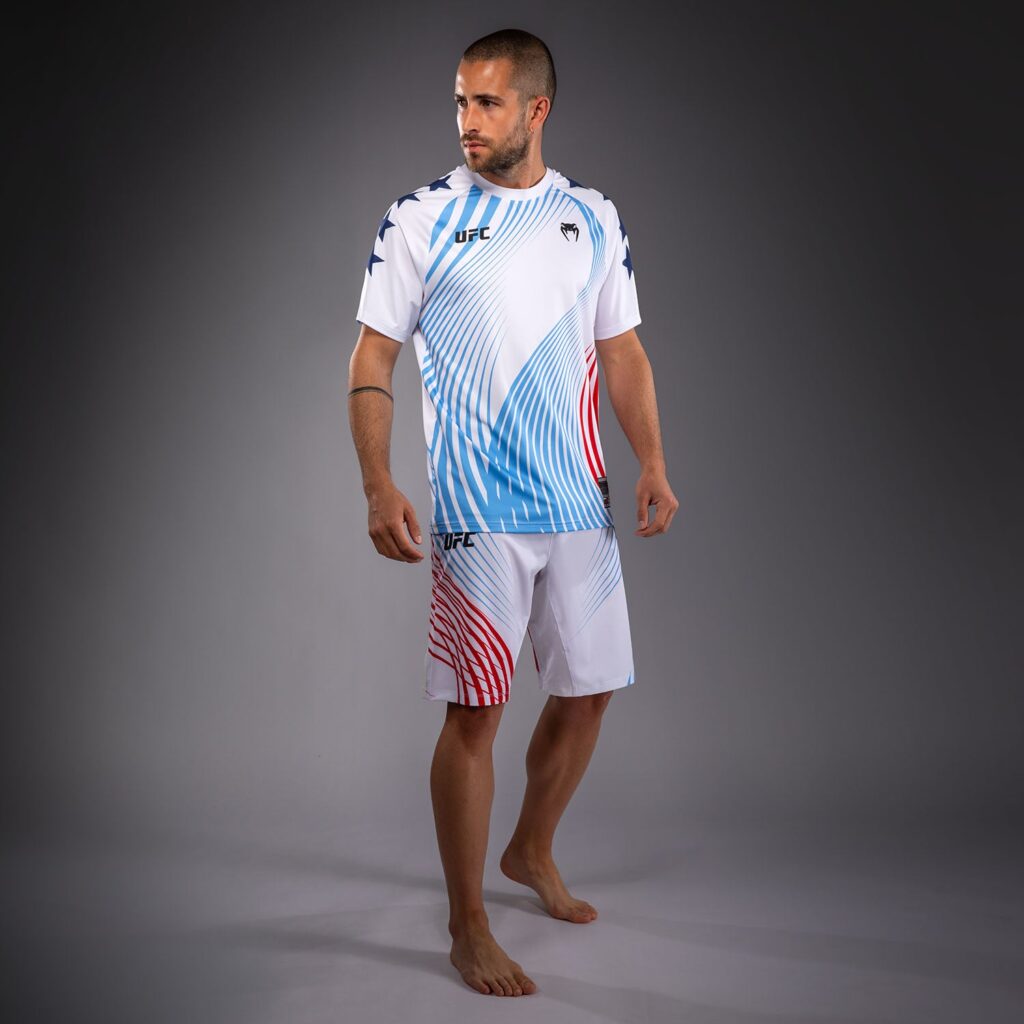 Футболка Men's Official UFC Freedom 250 by Venum White Authentic Fight Night Walkout Jersey