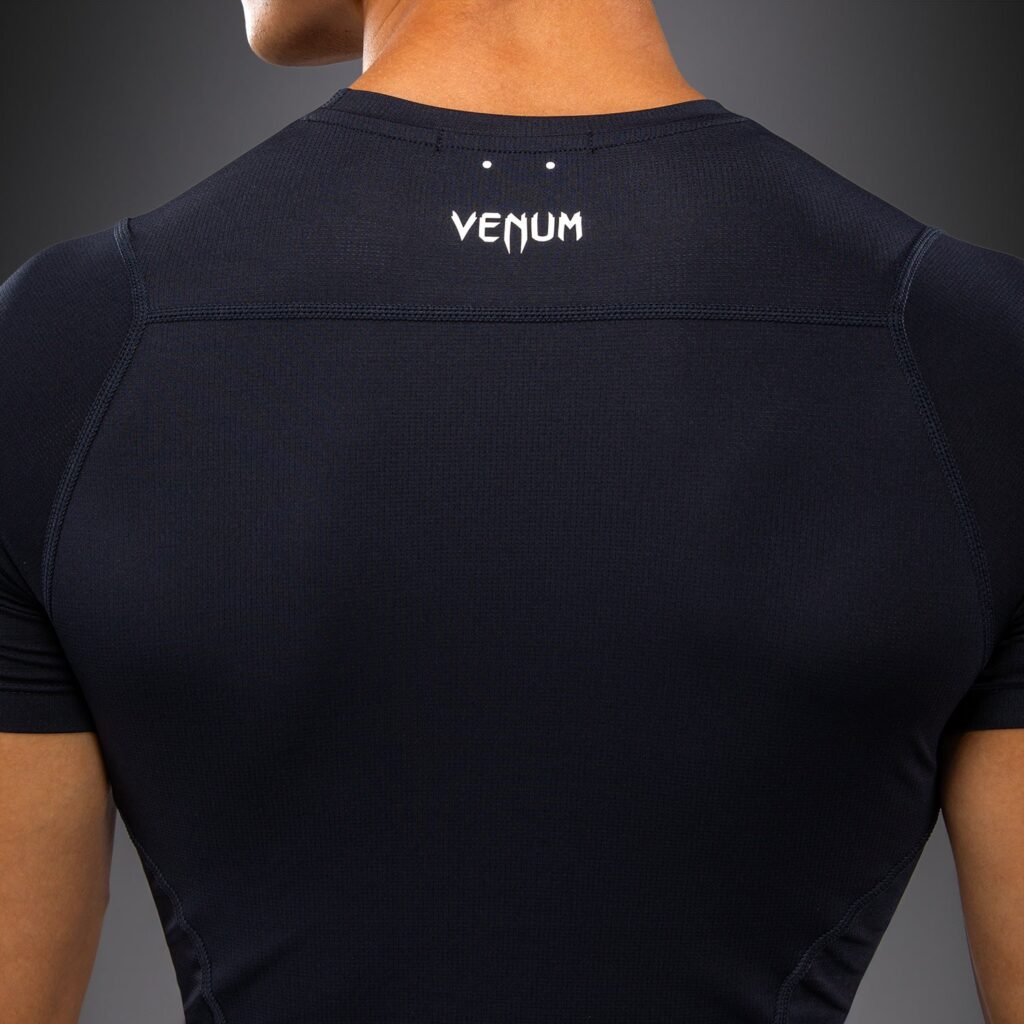 Рашгард Venum G-Core Short Sleeve - Navy Blue/White