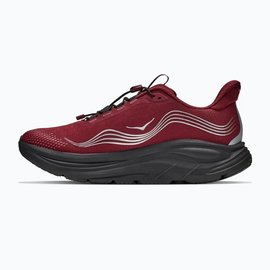 Кроссовки для бега HOKA Clifton 11 GTX varsity burgundy/carbon black