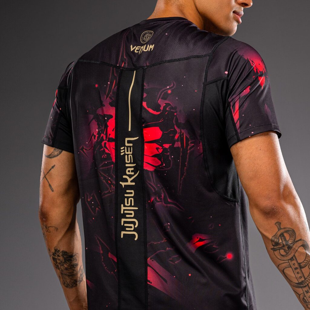 Футболка Jujutsu Kaisen x Venum Itadori Dry-Tech - Black/Red