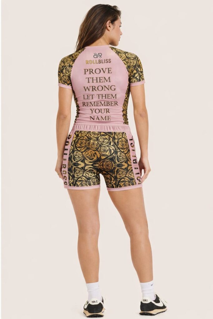 Rollbiss Рашгард Rose Gold BJJ