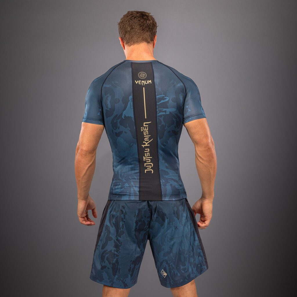 Рашгард Jujutsu Kaisen x Venum Fushiguro Short Sleeve - Ocean Blue
