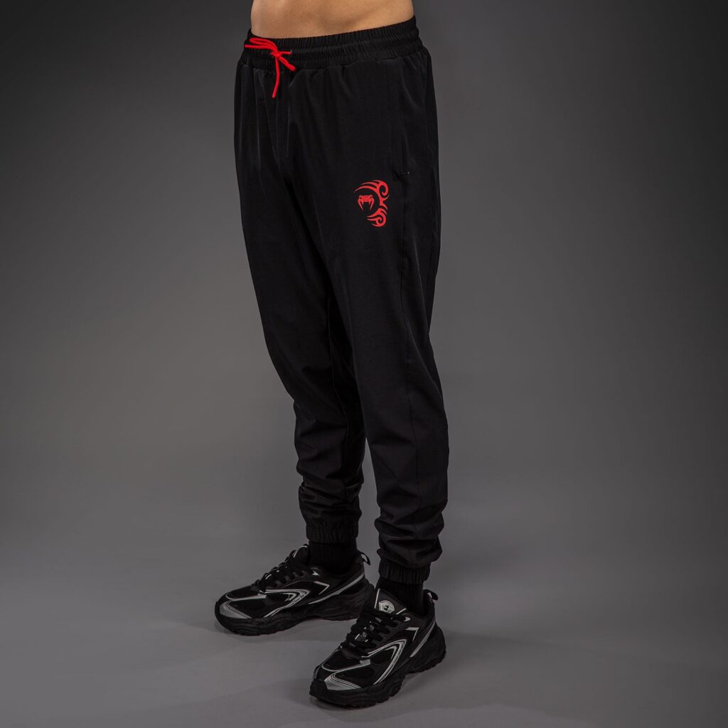 Штаны Venum x Mike Tyson Tiger s - Deep Black/Intense Red